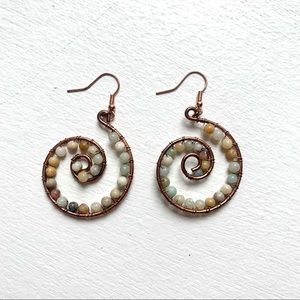 Bohemian Spiral Earrings